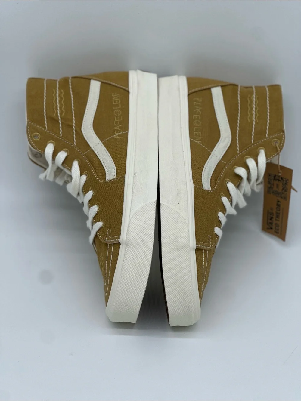Vans Sk8-Hi Tan Canvas High-Top Sneakers